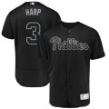 Wholesale Cheap Philadelphia Phillies #3 Bryce Harper Harp Majestic 2019 Players' Weekend Flex Base Authentic Player Jersey Black