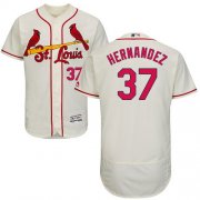 Wholesale Cheap Cardinals #37 Keith Hernandez Cream Flexbase Authentic Collection Stitched MLB Jersey