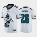 Cheap Philadelphia Eagles #26 Miles Sanders Nike Team Hero Vapor Limited NFL 100 Jersey White