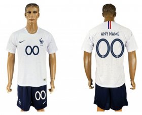 Wholesale Cheap France Personalized Away Soccer Country Jersey