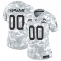 Cheap Women's Green Bay Packers Active Player Custom 2024 F.U.S.E Arctic Camo Salute To Service Limited Stitched Football Jersey(Run Small)