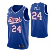 Wholesale Cheap Nike Sacramento Kings #24 Buddy Hield Blue 2019-20 Hardwood Classics Jersey