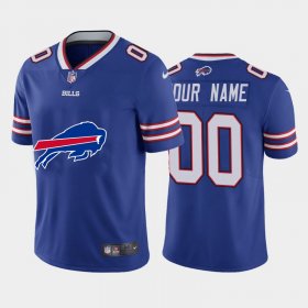 Wholesale Cheap Buffalo Bills Custom Royal Blue Men\'s Nike Big Team Logo Vapor Limited NFL Jersey