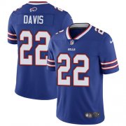 Wholesale Cheap Nike Bills #22 Vontae Davis Royal Blue Team Color Youth Stitched NFL Vapor Untouchable Limited Jersey