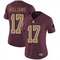 Wholesale Cheap Nike Redskins #17 Doug Williams Burgundy Red Alternate Women's Stitched NFL Vapor Untouchable Limited Jersey