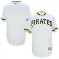 Wholesale Cheap Pirates Blank White Flexbase Authentic Collection Cooperstown Stitched MLB Jersey