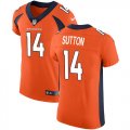 Wholesale Cheap Nike Broncos #14 Courtland Sutton Orange Team Color Men's Stitched NFL Vapor Untouchable Elite Jersey