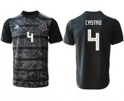 Wholesale Cheap Mexico #4 Castro Black Soccer Country Jersey