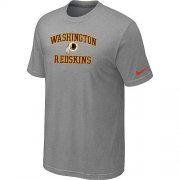 Wholesale Cheap Nike NFL Washington Redskins Heart & Soul NFL T-Shirt Light Grey