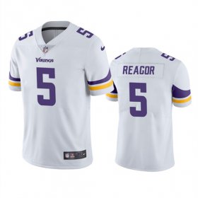 Wholesale Cheap Men\'s Minnesota Vikings #5 Jalen Reagor White Vapor Untouchable Stitched Jersey