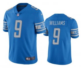 Cheap Men\'s Detroit Lions #9 Jameson Williams Blue Vapor Untouchable Limited Stitched Jersey