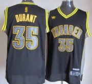 Wholesale Cheap Oklahoma City Thunder #35 Kevin Durant Black Electricity Fashion Jersey