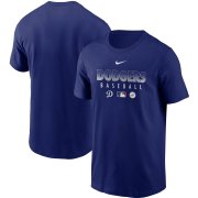 Wholesale Cheap Men's Los Angeles Dodgers Nike Royal Authentic Collection Team Performance T-Shirt