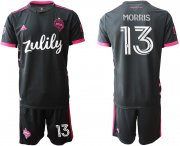 Wholesale Cheap Men 2020-2021 club Seattle Sounders away 13 black Soccer Jerseys