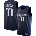 Wholesale Cheap Mavericks #77 Luka Doncic Navy Basketball Swingman Statement Edition 2019-2020 Jersey