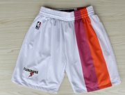 Wholesale Cheap Miami Heat White Floridians Rainbow Short