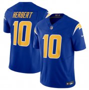 Wholesale Cheap Men's Los Angeles Chargers #10 Justin Herbert Royal 2023 F.U.S.E. Vapor Untouchable Limited Stitched Jersey