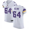 Wholesale Cheap Nike Vikings #64 Josh Kline White Men's Stitched NFL Vapor Untouchable Elite Jersey