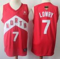 Wholesale Cheap Raptors #7 Kyle Lowry Red 2019 Finals Bound Basketball Swingman Earned Edition Jersey