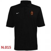 Wholesale Cheap Nike Holland 2014 World Soccer Authentic Polo Black