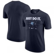 Cheap Men's Memphis Grizzlies Navy Just Do It T-Shirt