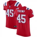 Wholesale Cheap Nike Patriots #45 Donald Trump Red Alternate Men's Stitched NFL Vapor Untouchable Elite Jersey