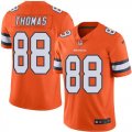 Wholesale Cheap Nike Broncos #88 Demaryius Thomas Orange Men's Stitched NFL Limited Rush Jersey