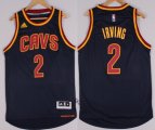 Wholesale Cheap Cleveland Cavaliers #2 Kyrie Irving Revolution 30 Swingman 2014 New Navy Blue Jersey