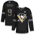 Wholesale Cheap Adidas Penguins #9 Pascal Dupuis Black Authentic Classic Stitched NHL Jersey