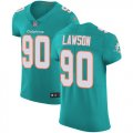 Wholesale Cheap Nike Dolphins #90 Shaq Lawson Aqua Green Team Color Men's Stitched NFL Vapor Untouchable Elite Jersey