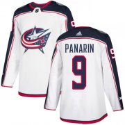 Wholesale Cheap Adidas Blue Jackets #9 Artemi Panarin White Road Authentic Stitched NHL Jersey