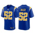 Wholesale Cheap Men's Los Angeles Chargers #52 Khalil Mack Royal Vapor Untouchable Limited Stitched Jersey