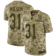 Wholesale Cheap Nike Colts #31 Quincy Wilson Camo Youth Stitched NFL Limited 2018 Salute to Service Jersey