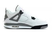 Wholesale Cheap Womens Air Jordan 4 Retro og White/wolf gray-black