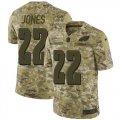 Wholesale Cheap Nike Eagles #22 Sidney Jones Camo Youth Stitched NFL Limited 2018 Salute to Service Jersey