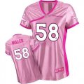 Wholesale Cheap Nike Broncos #58 Von Miller Pink Women's Be Luv'd Stitched NFL Elite Jersey