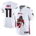 Wholesale Cheap Atlanta Falcons #11 Julio Jones Men's Nike Player Signature Moves Vapor Limited NFL Jersey White