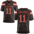 Wholesale Cheap Nike Browns #11 Antonio Callaway Brown Team Color Men's Stitched NFL Elite Jersey