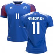 Wholesale Cheap Iceland #11 Finnbogason Home Soccer Country Jersey