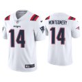 Wholesale Cheap Men's New England Patriots #14 Ty Montgomery White Vapor Untouchable Limited Stitched Jersey