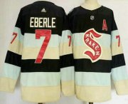 Cheap Men's Seattle Kraken #7 Jordan Eberle Navy 2024 Winter Classic Authentic Jersey