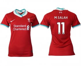 Wholesale Cheap Women 2020-2021 Liverpool home aaa version 11 red Soccer Jerseys