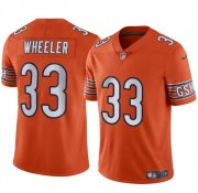 Cheap Men's Chicago Bears #33 Ian Wheeler Orange Vapor Football Stitched Jersey