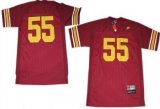 Wholesale Cheap USC Trojans #55 Junior Seau Red Jersey