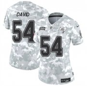 Cheap Women's Tampa Bay Buccaneers #54 Lavonte David 2024 F.U.S.E Arctic Camo Salute To Service Limited Stitched Football Jersey(Run Small)