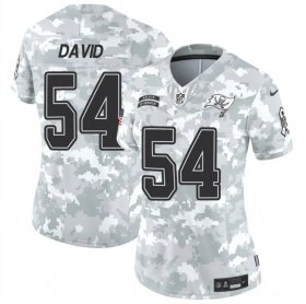 Cheap Women\'s Tampa Bay Buccaneers #54 Lavonte David 2024 F.U.S.E Arctic Camo Salute To Service Limited Stitched Football Jersey(Run Small)