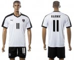 Wholesale Cheap Austria #11 Harnik White Away Soccer Country Jersey