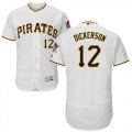 Wholesale Cheap Pirates #12 Corey Dickerson White Flexbase Authentic Collection Stitched MLB Jersey