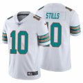 Wholesale Cheap Nike Dolphins #10 Kenny Stills White Alternate Men's Stitched NFL 100th Season Vapor Untouchable Limited Jersey