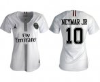 Wholesale Cheap Women's Jordan Paris Saint-Germain #10 Neymar Jr Away Soccer Club Jersey